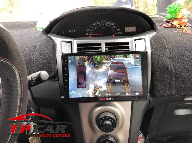 lắp màn hình android tích hợp camera 360 độ tại tpcar auto center