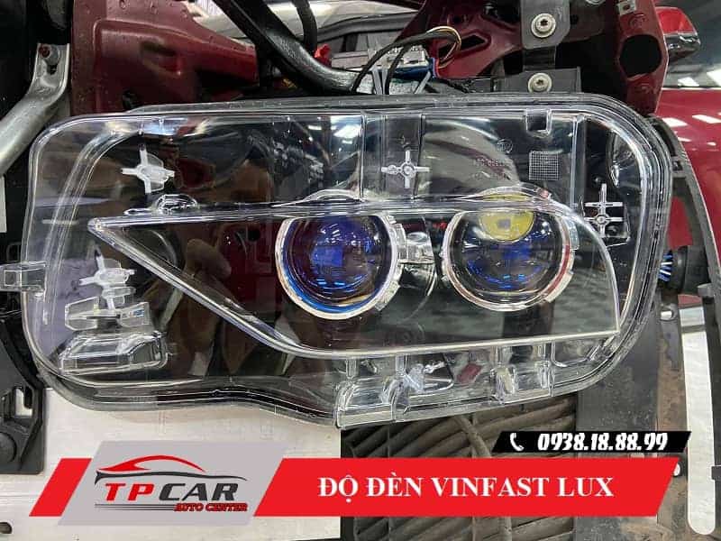 độ đèn tăng sáng cho xe Vinfast Lux