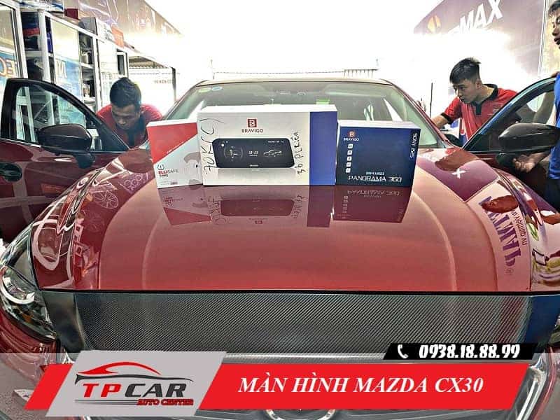 lắp màn hình Android Mazda CX30 tại TPHCM