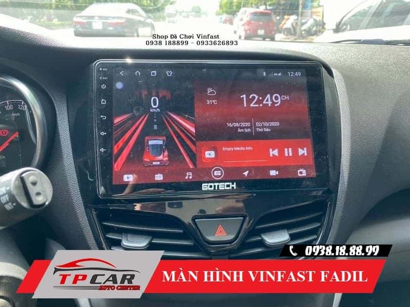 màn hình vinfast fadil cải thiện chất lượng âm thanh