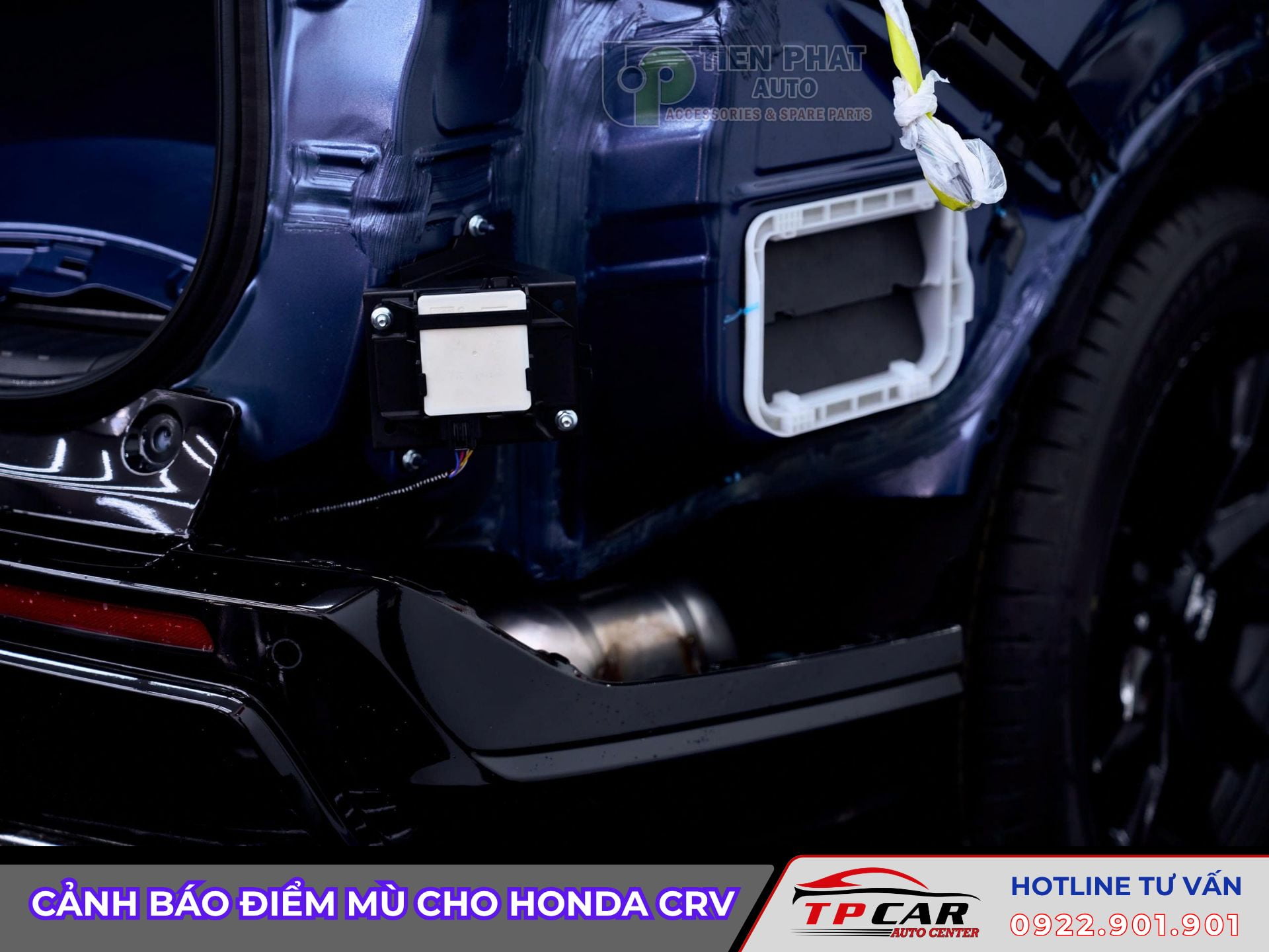 lắp cảnh báo điểm mù cho honda crv