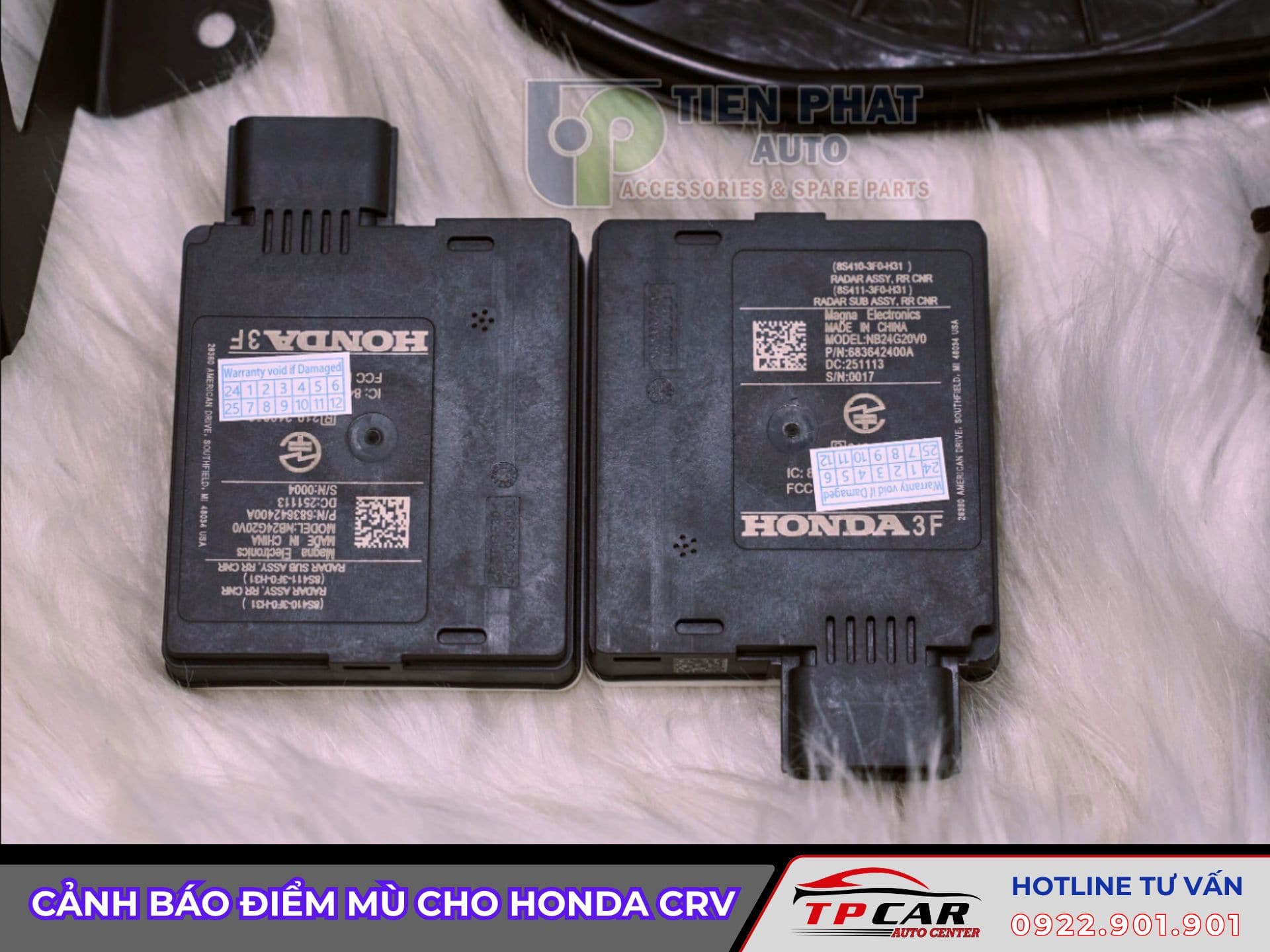 lắp cảnh báo điểm mù cho honda crv