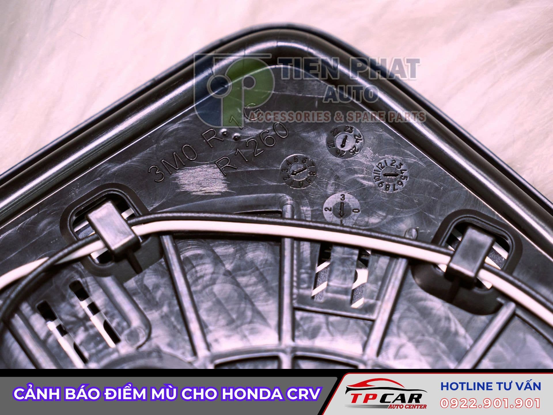 lắp cảnh báo điểm mù cho honda crv
