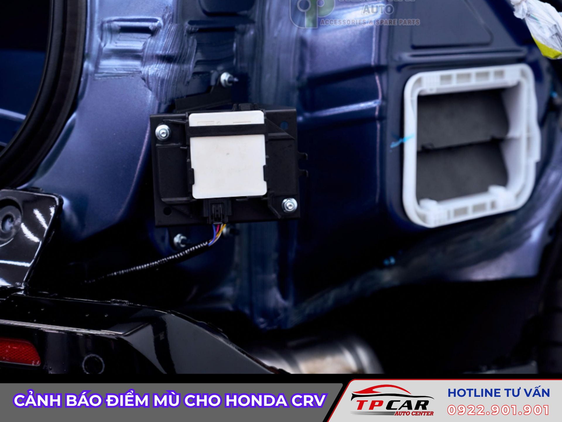 lắp cảnh báo điểm mù cho honda crv