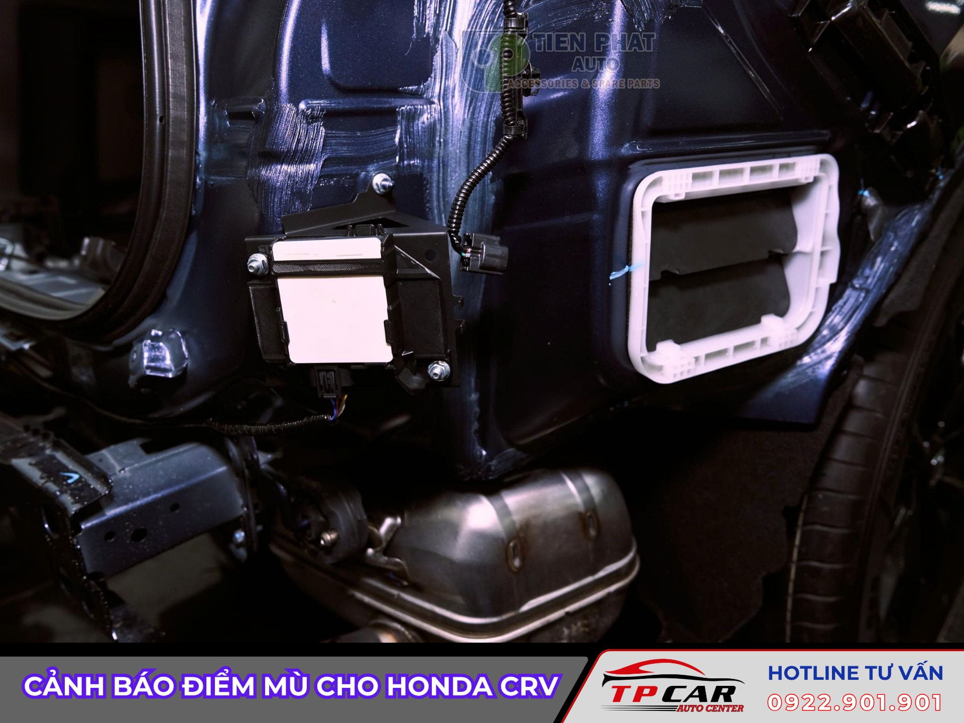 lắp cảnh báo điểm mù cho honda crv