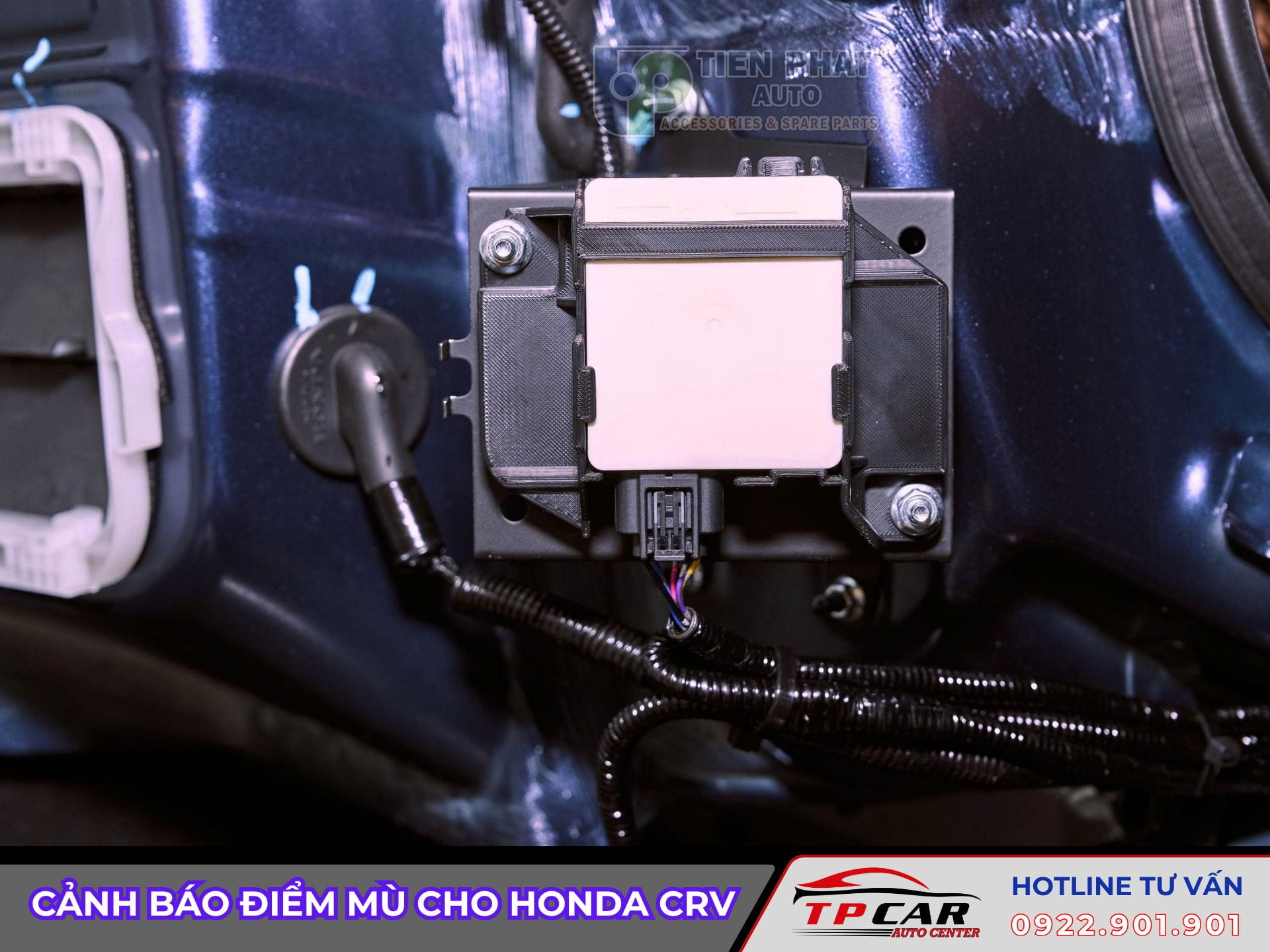 lắp cảnh báo điểm mù cho honda crv