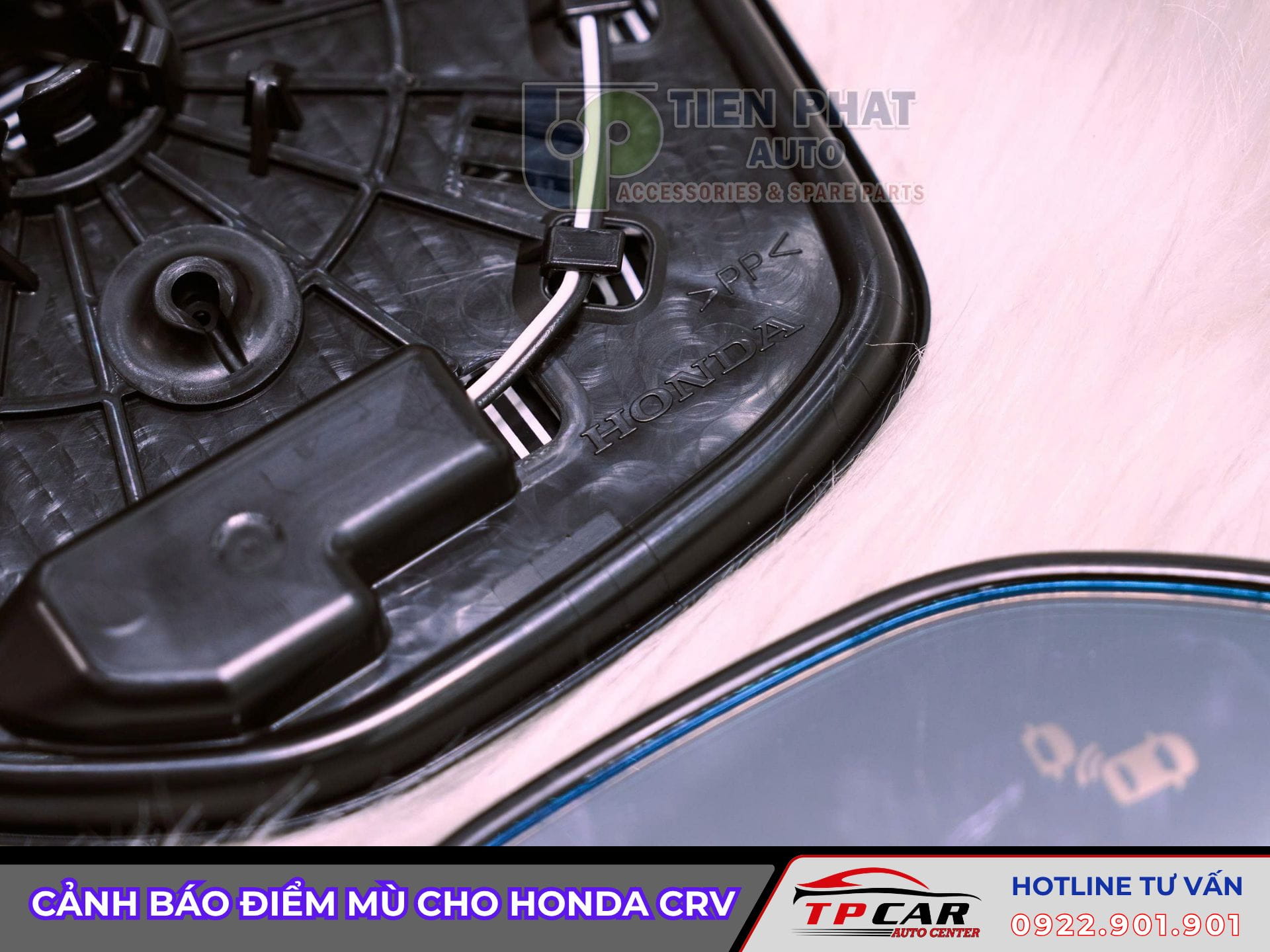 lắp cảnh báo điểm mù cho honda crv
