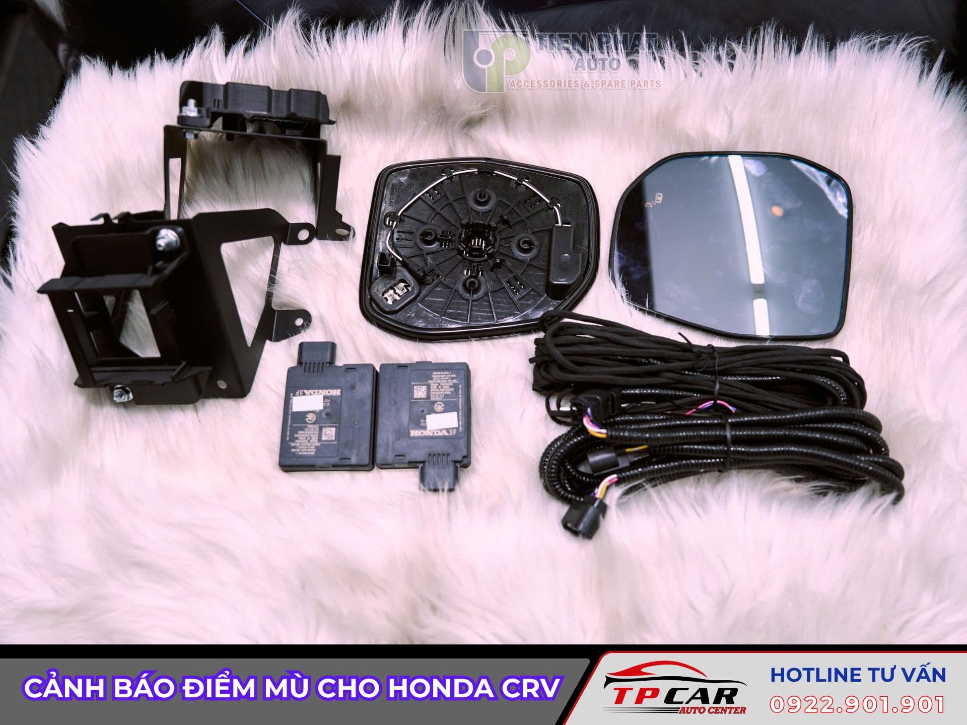 lắp cảnh báo điểm mù cho honda crv