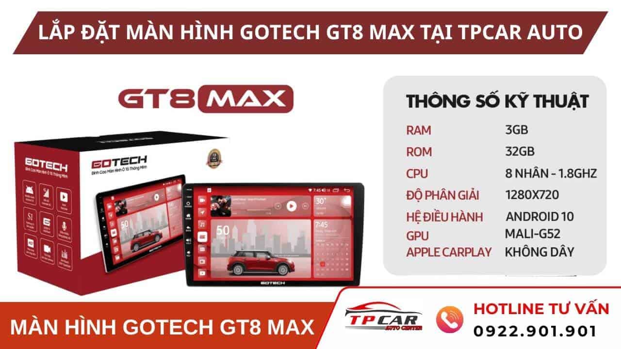 màn hình gotech GT8 max