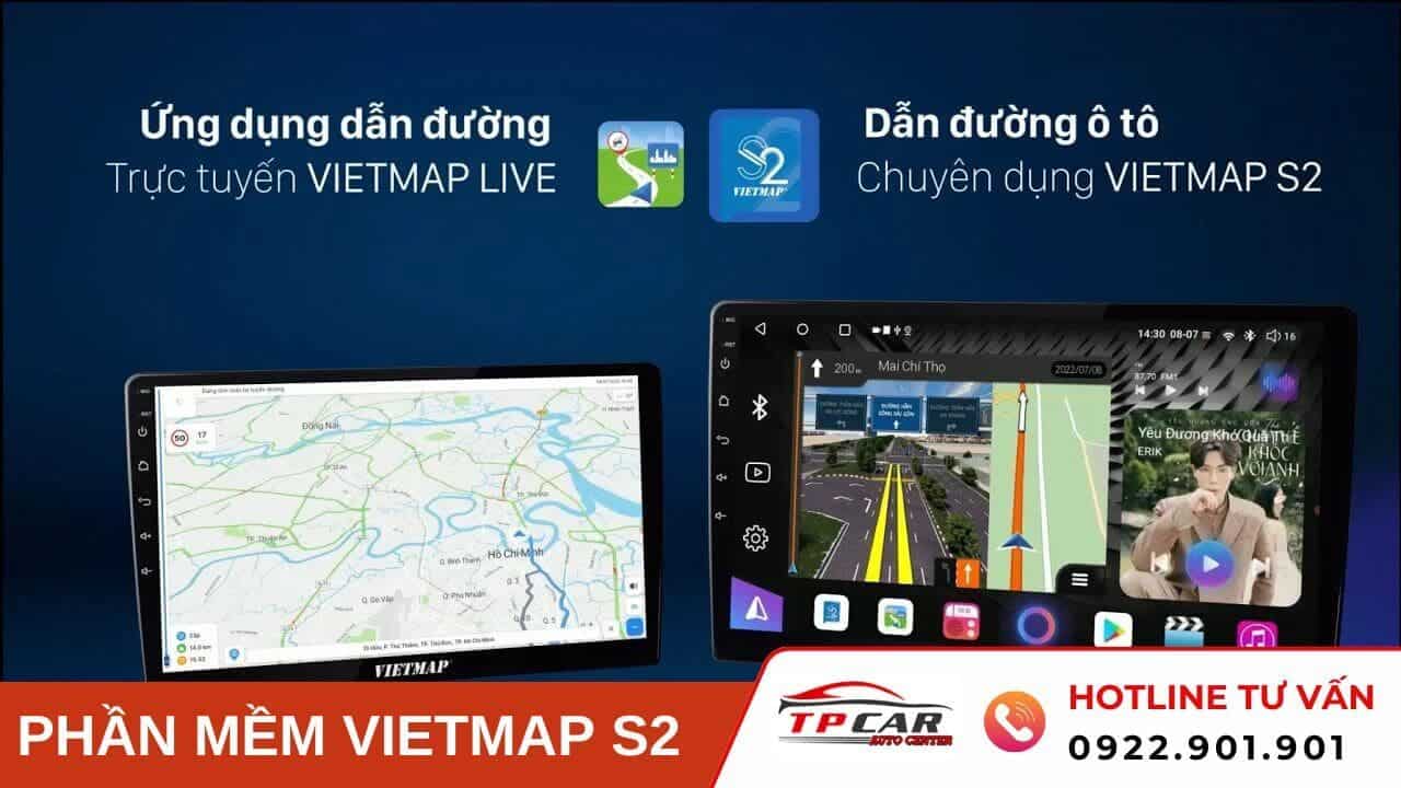 ứng dụng dẫn đường Vietmap S2