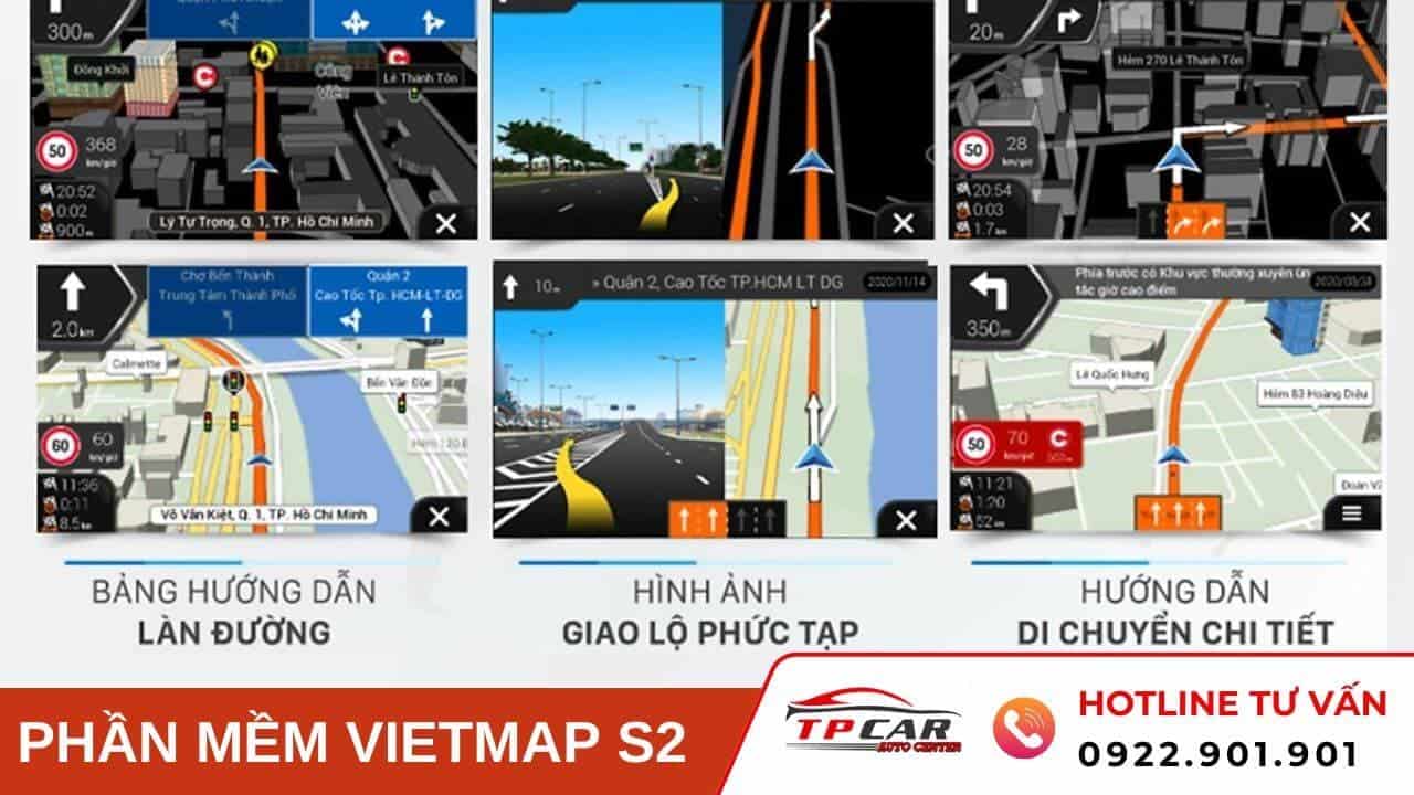 ứng dụng Phần Mềm Vietmap S2