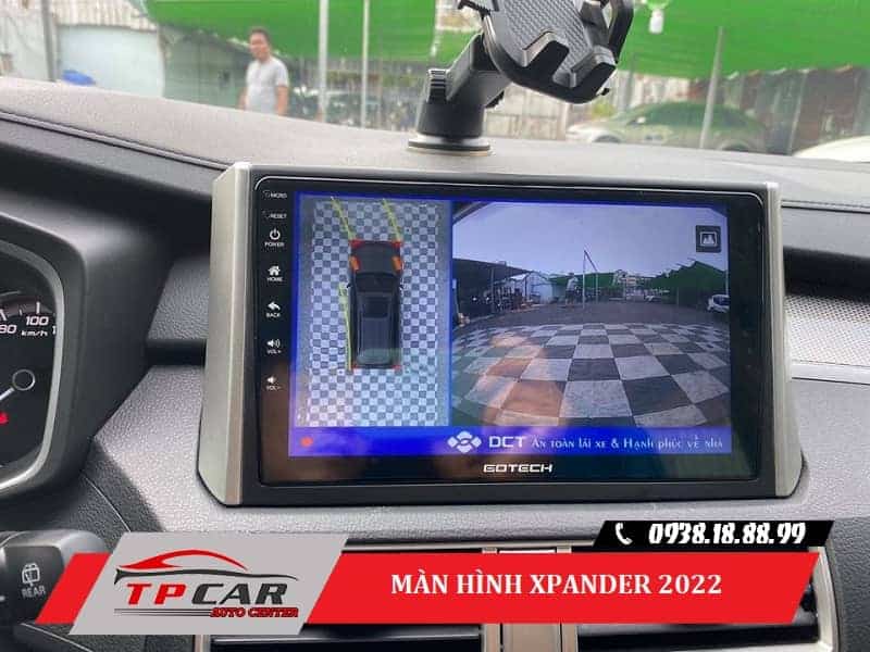 màn hình android xpander 2022 tích hợp camera 360