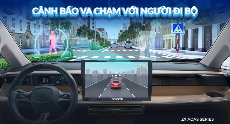 Cảnh báo va chạm với người đi bộ