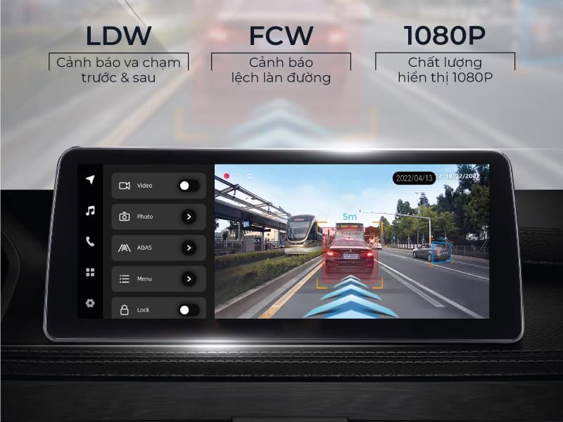 Màn hình Teyes Lux One tích hợp hỗ trợ lái xe an toàn thông minh