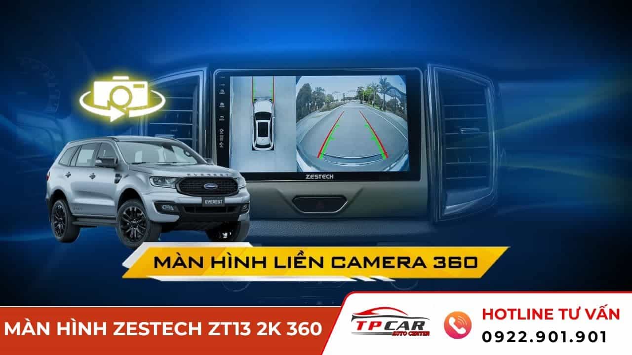 màn hình zestech zt13 2k liền camera 360