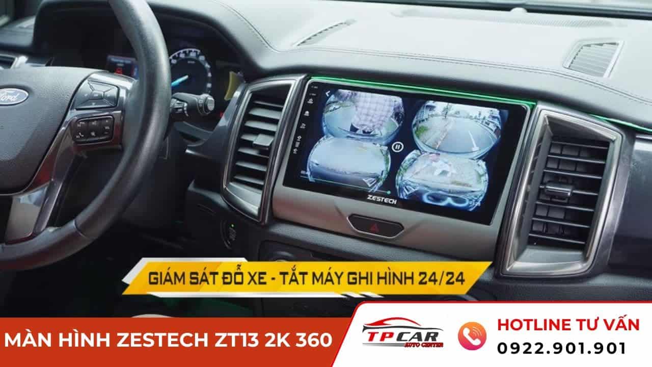 màn hình zestech zt13 2k 360 tắt máy ghi hình