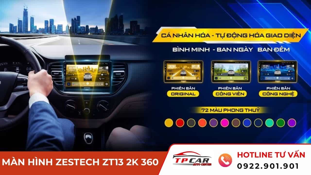 màn hình zestech zt13 2k 360 cá nhân hóa