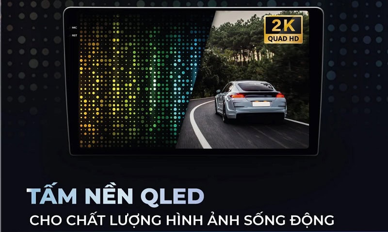 Tấm nền QLED - Độ phân giải 2K siêu nét