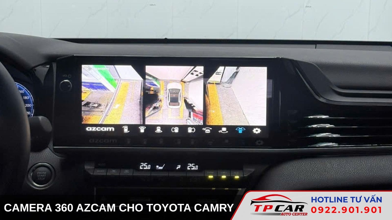 Camera 360 Azcam Toyota Camry