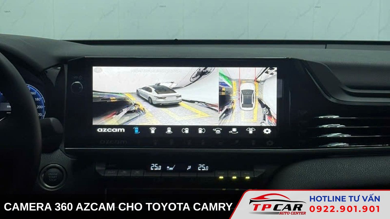 Camera 360 Azcam Toyota Camry
