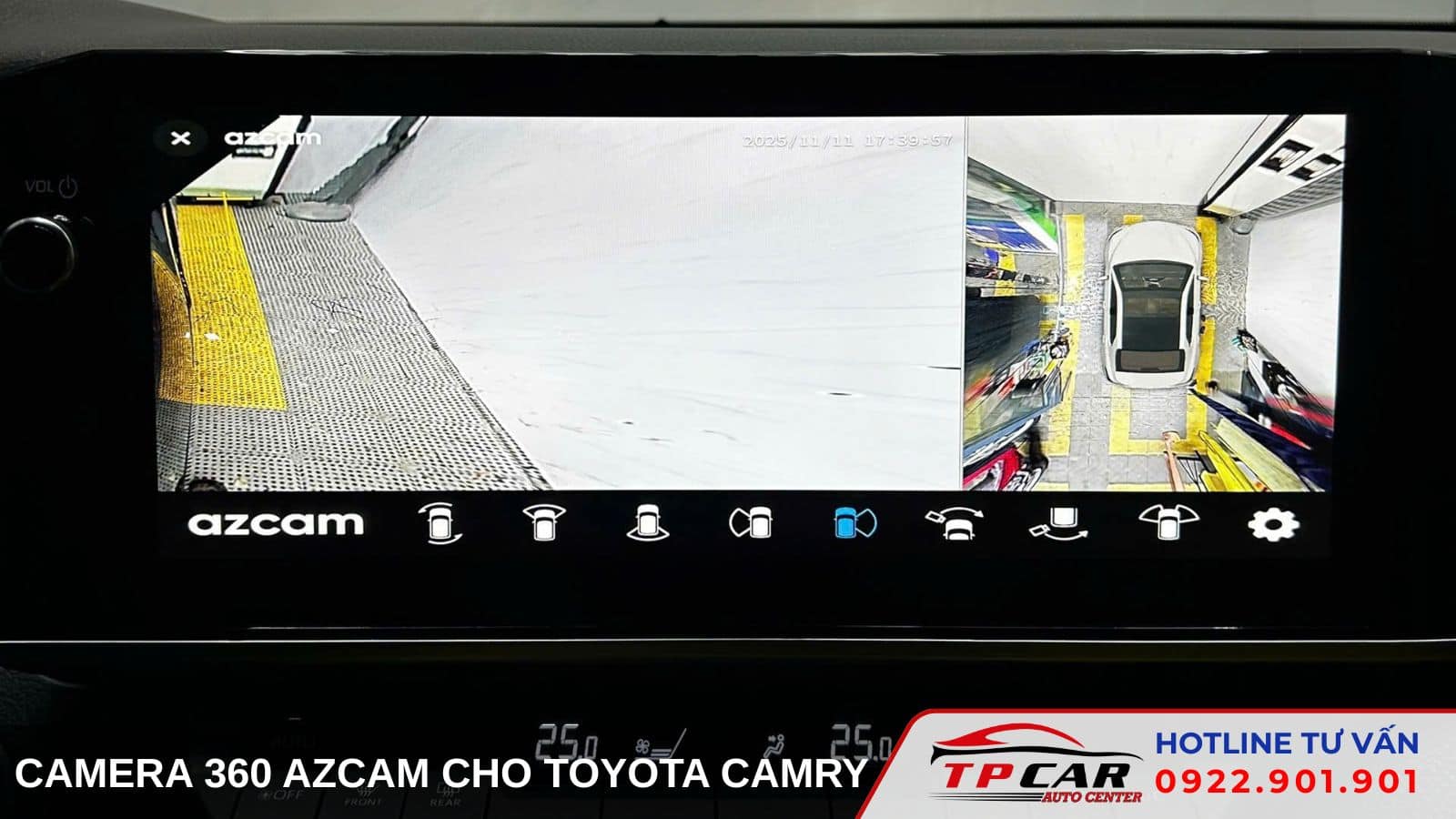 Camera 360 Azcam Toyota Camry