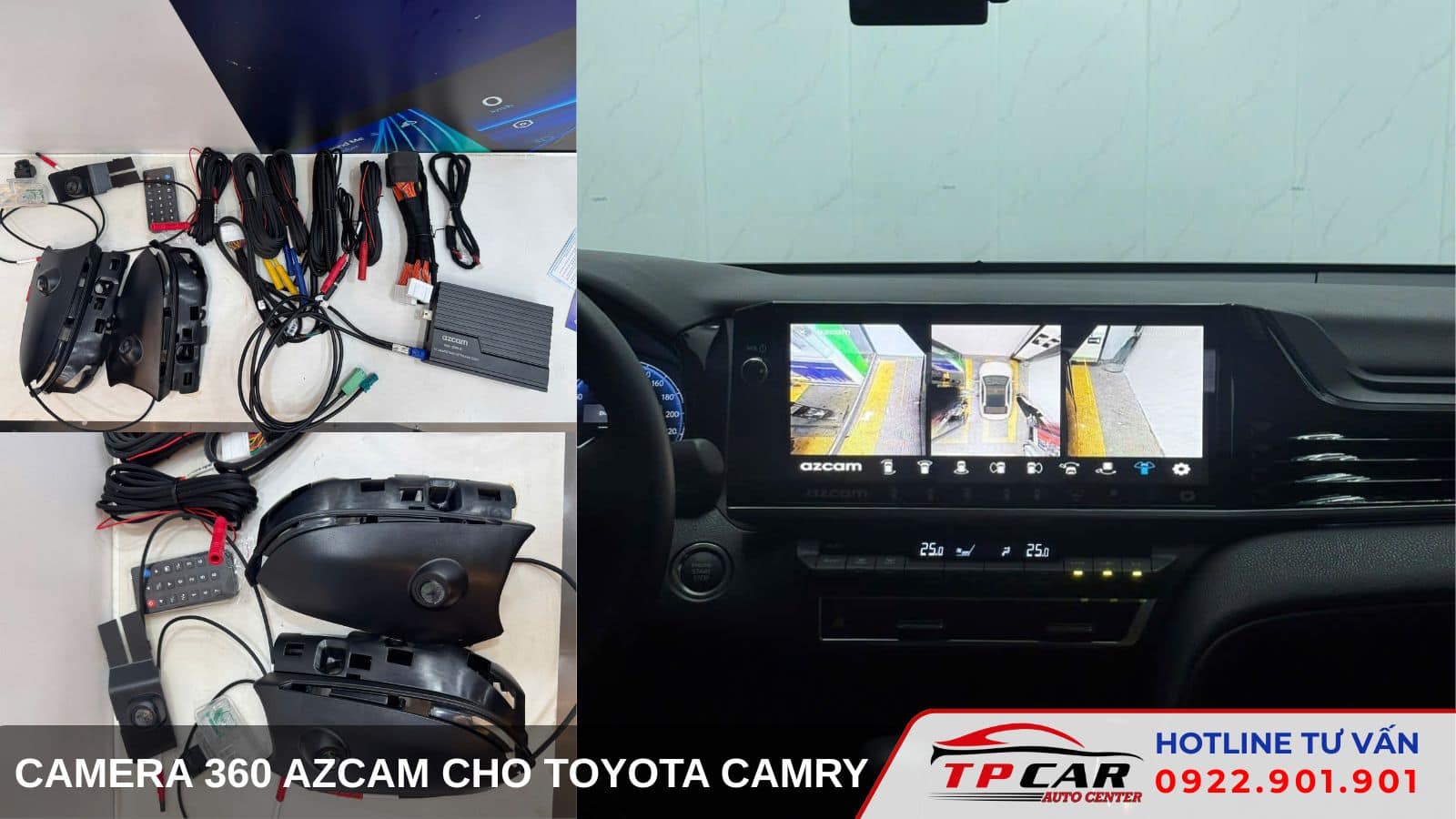 Camera 360 Azcam Toyota Camry