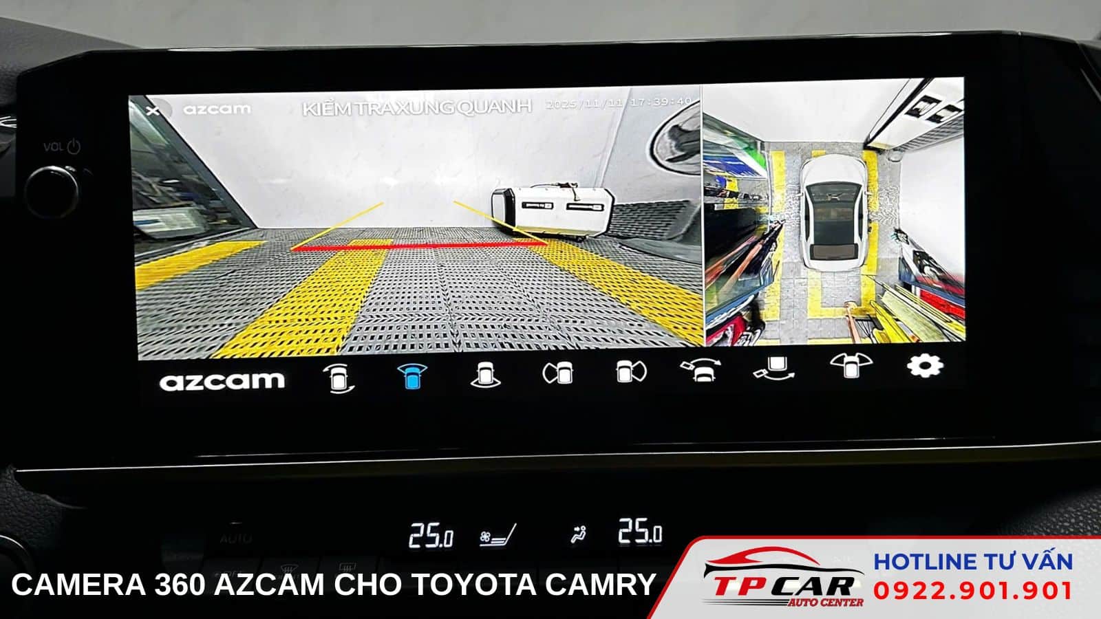 Camera 360 Azcam Toyota Camry