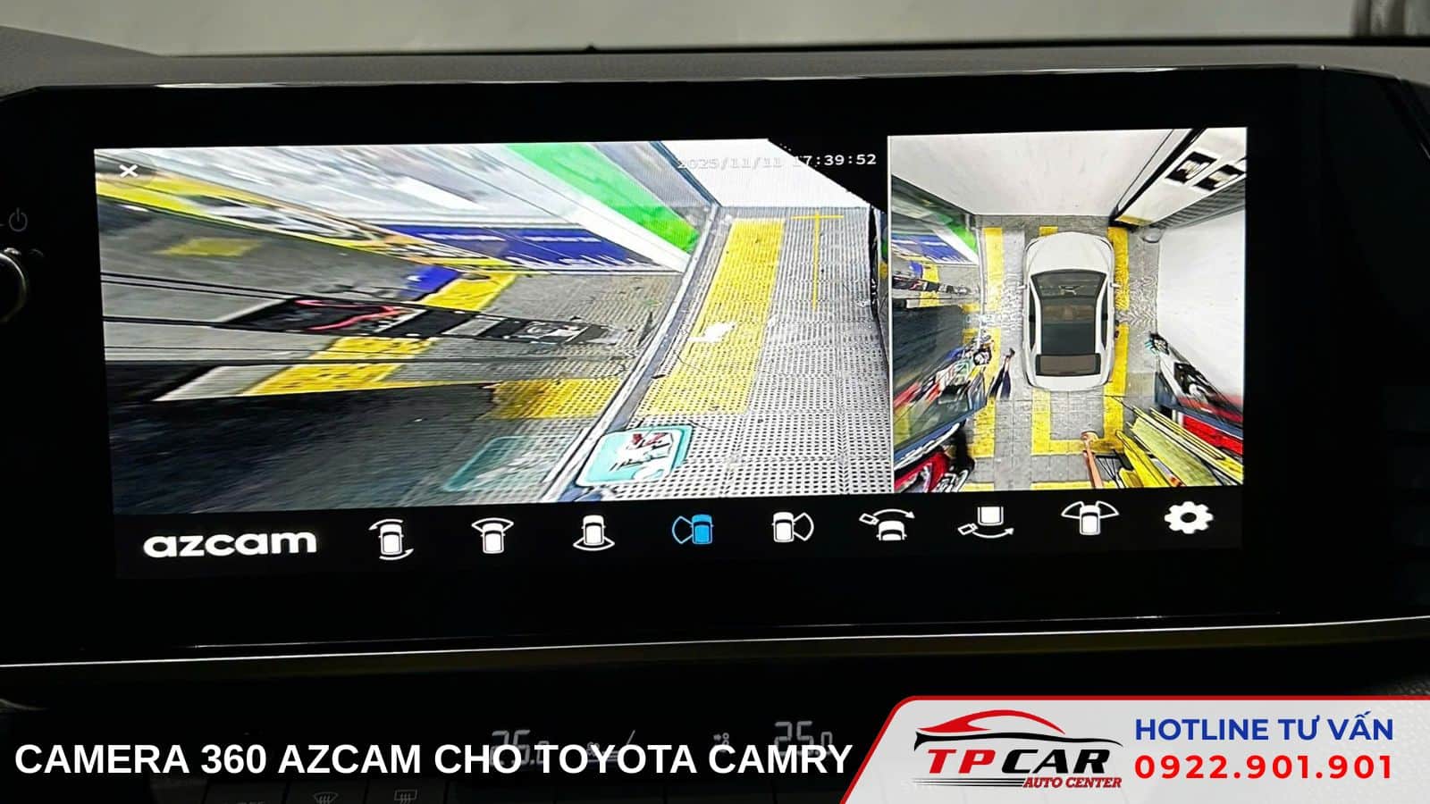 Camera 360 Azcam Toyota Camry