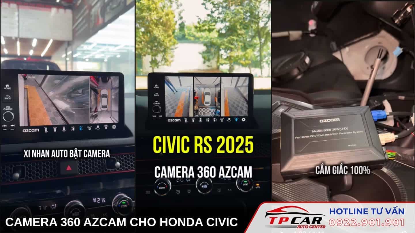Camera 360 Azcam Honda Civic