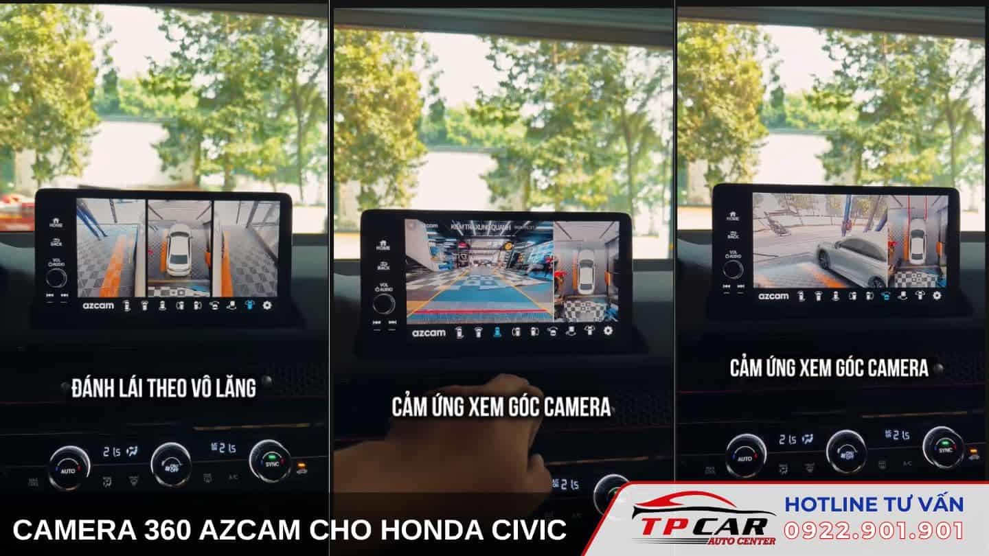 Camera 360 Azcam Honda Civic
