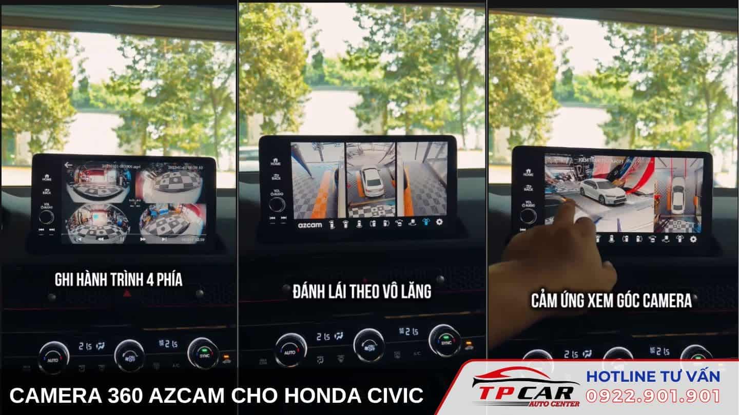 Camera 360 Azcam Honda Civic