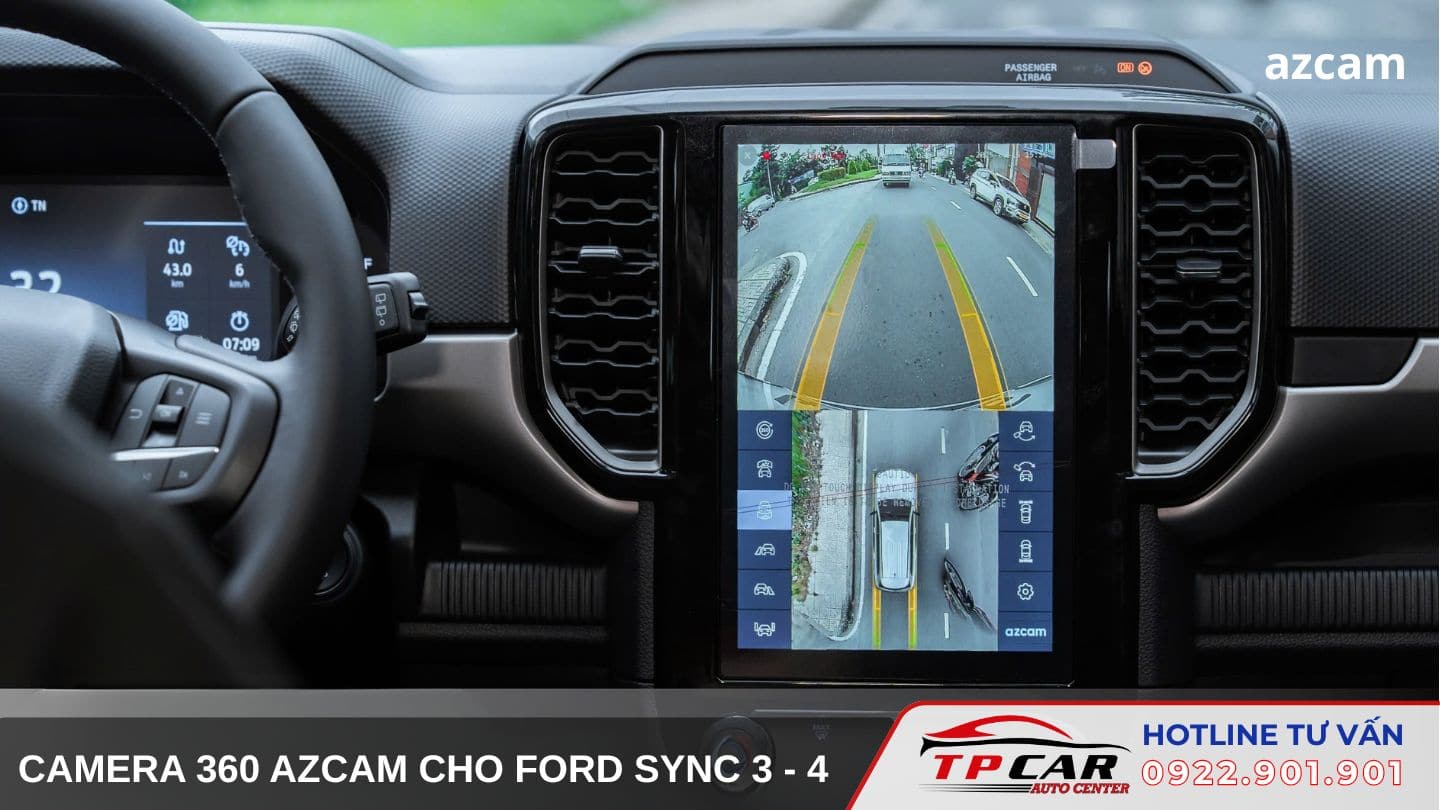 Camera 360 Azcam Ford Sync 3 và Sync 4