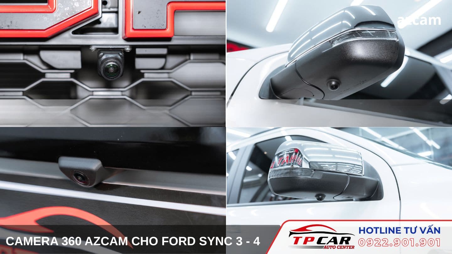 Camera 360 Azcam Ford Sync 3 và Sync 4