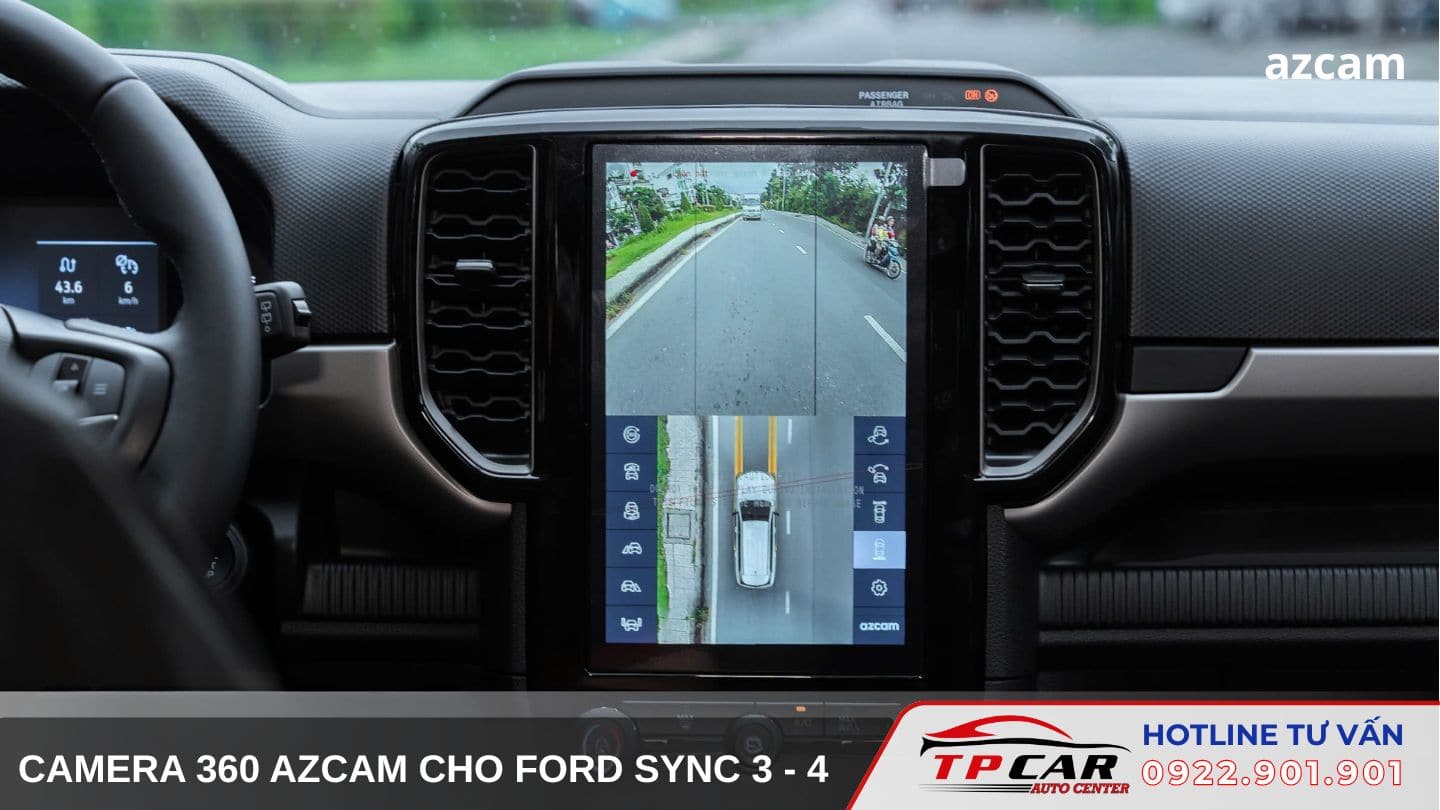 Camera 360 Azcam Ford Sync 3 và Sync 4