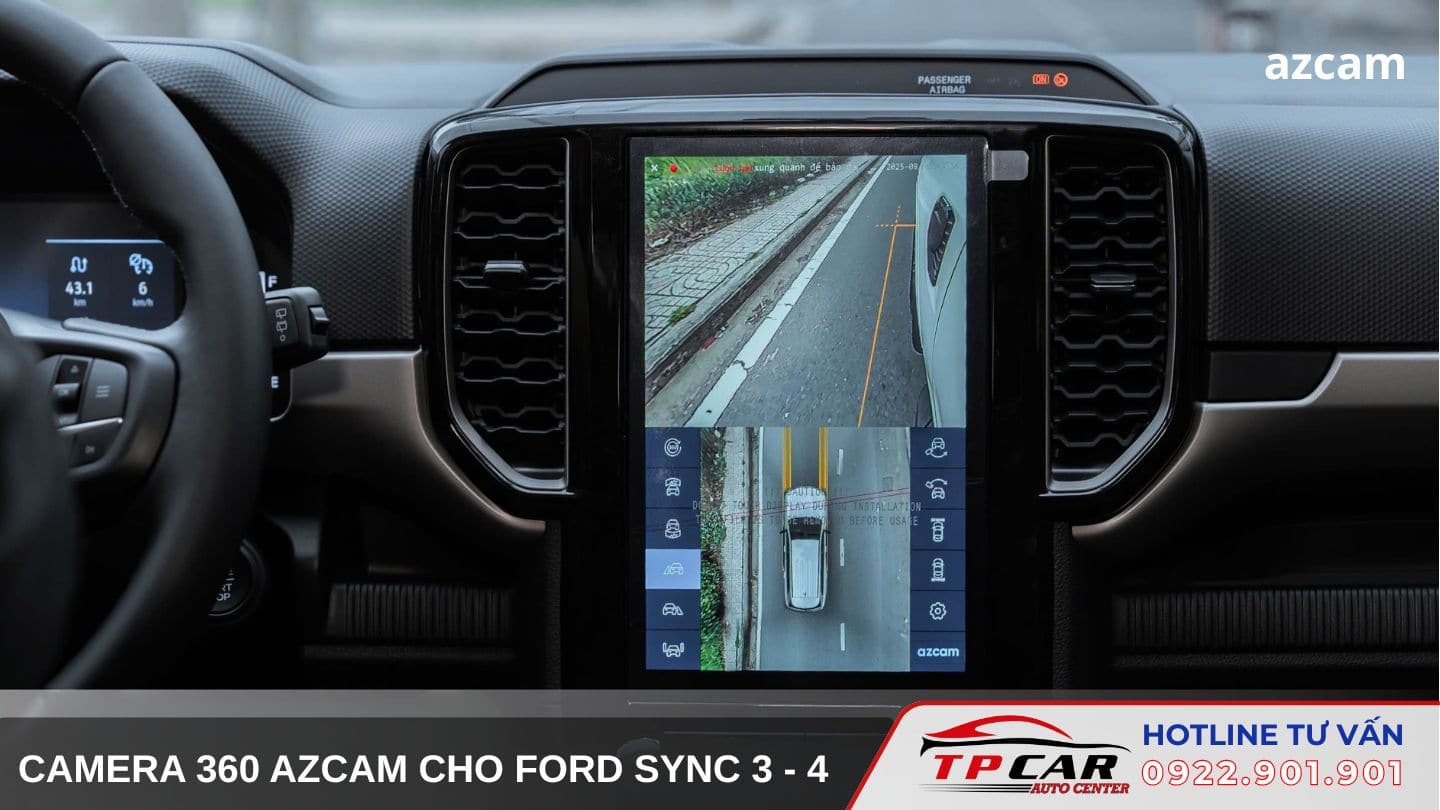 Camera 360 Azcam Ford Sync 3 và Sync 4