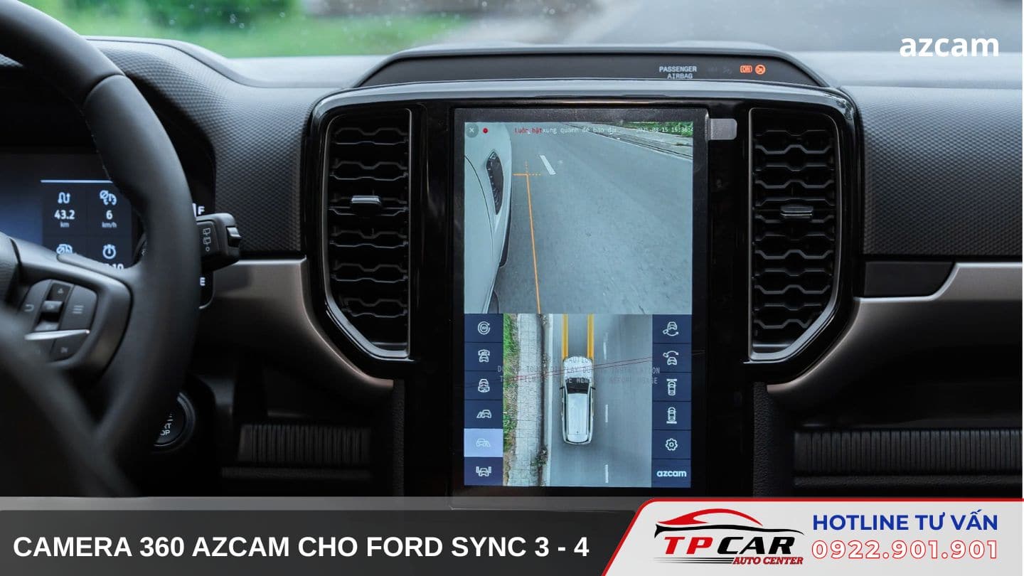 Camera 360 Azcam Ford Sync 3 và Sync 4