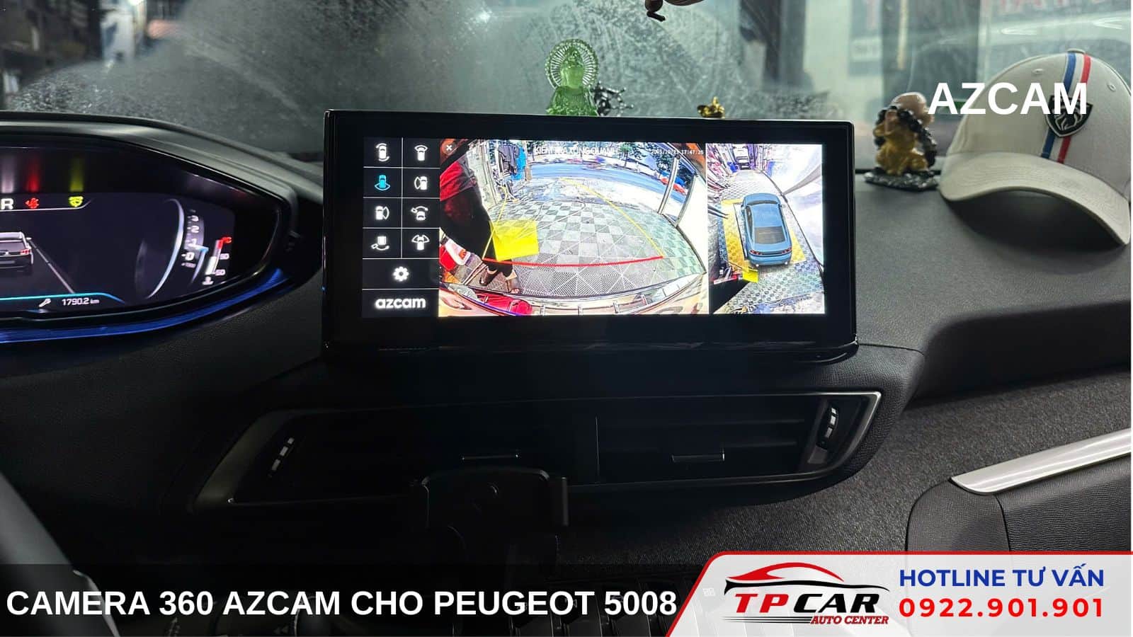 Camera 360 Azcam Peugeot 5008 