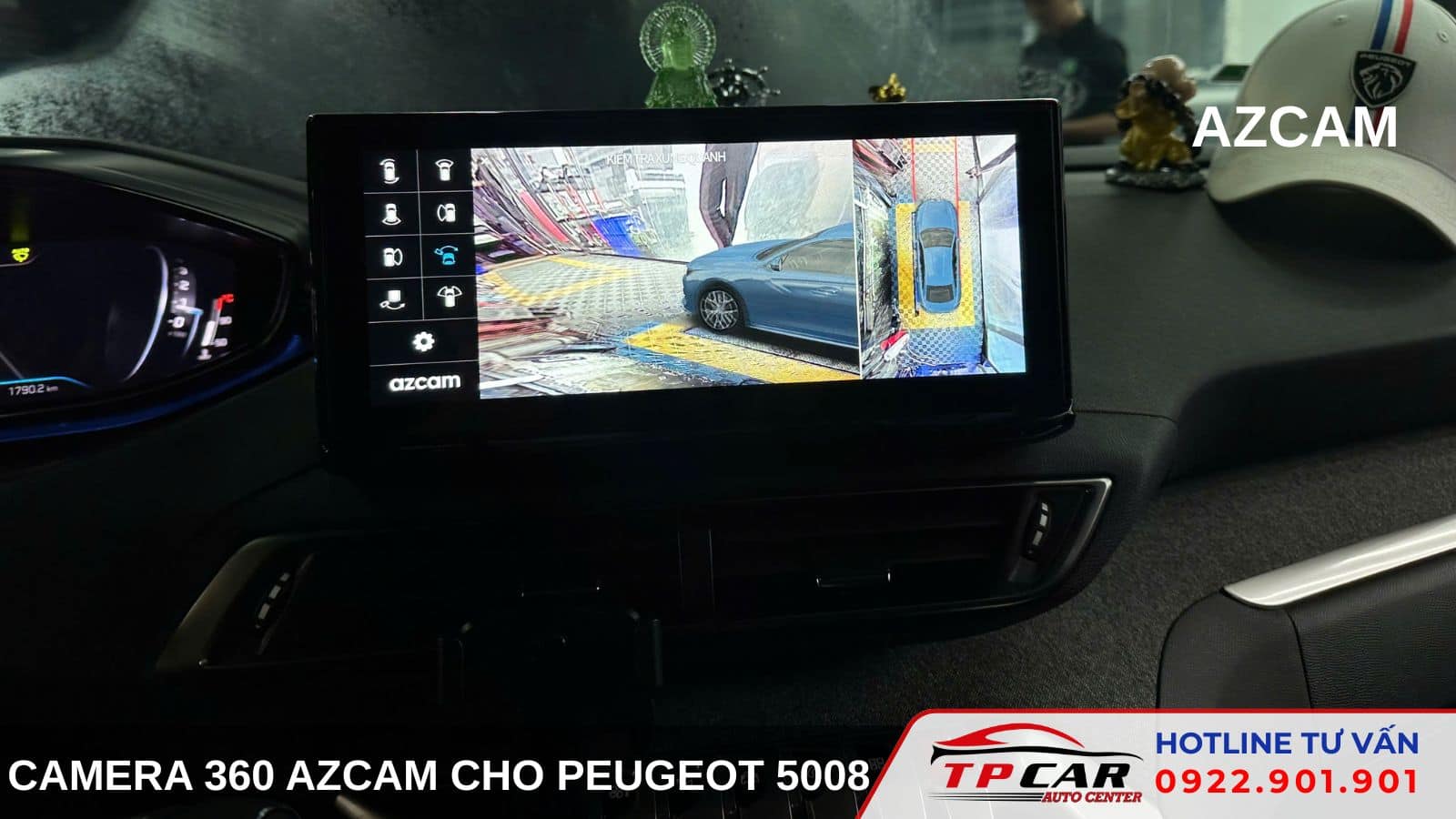 Camera 360 Azcam Peugeot 5008 