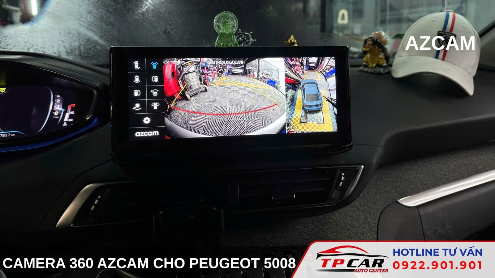Camera 360 Azcam Peugeot 5008 