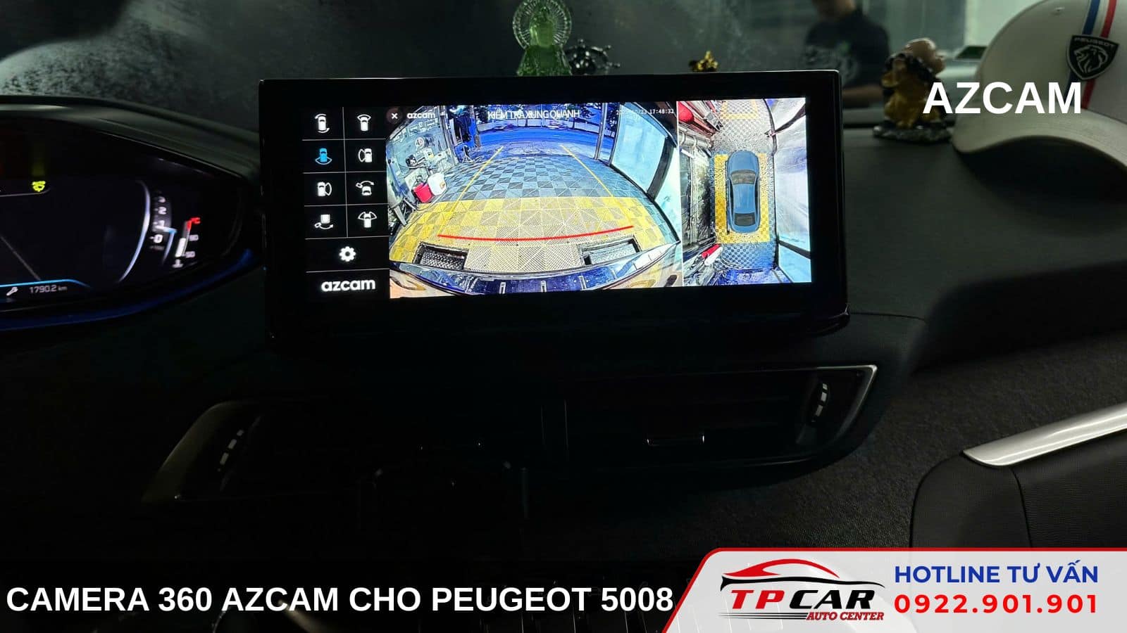 Camera 360 Azcam Peugeot 5008 