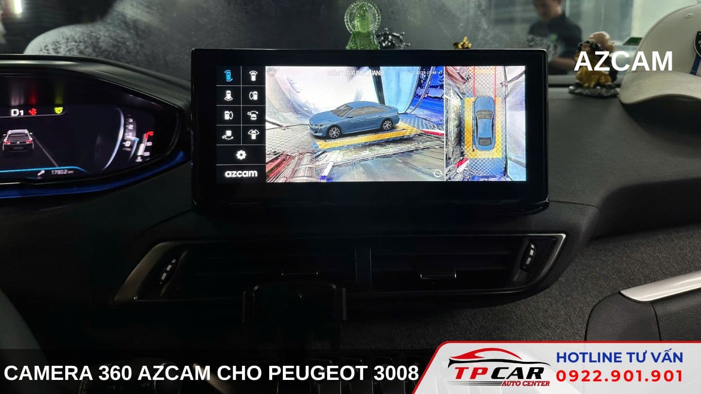 Camera 360 Azcam Peugeot 3008