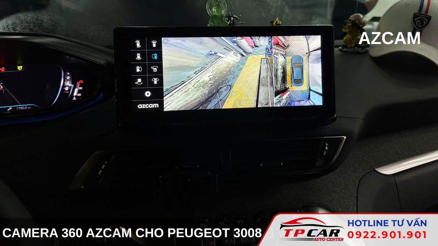 Camera 360 Azcam Peugeot 3008