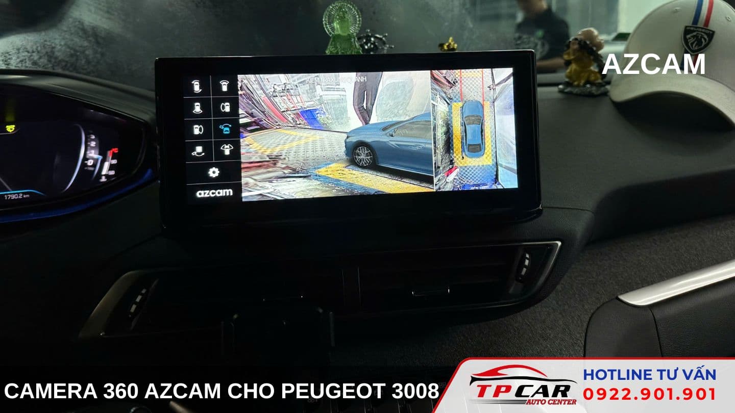 Camera 360 Azcam Peugeot 3008