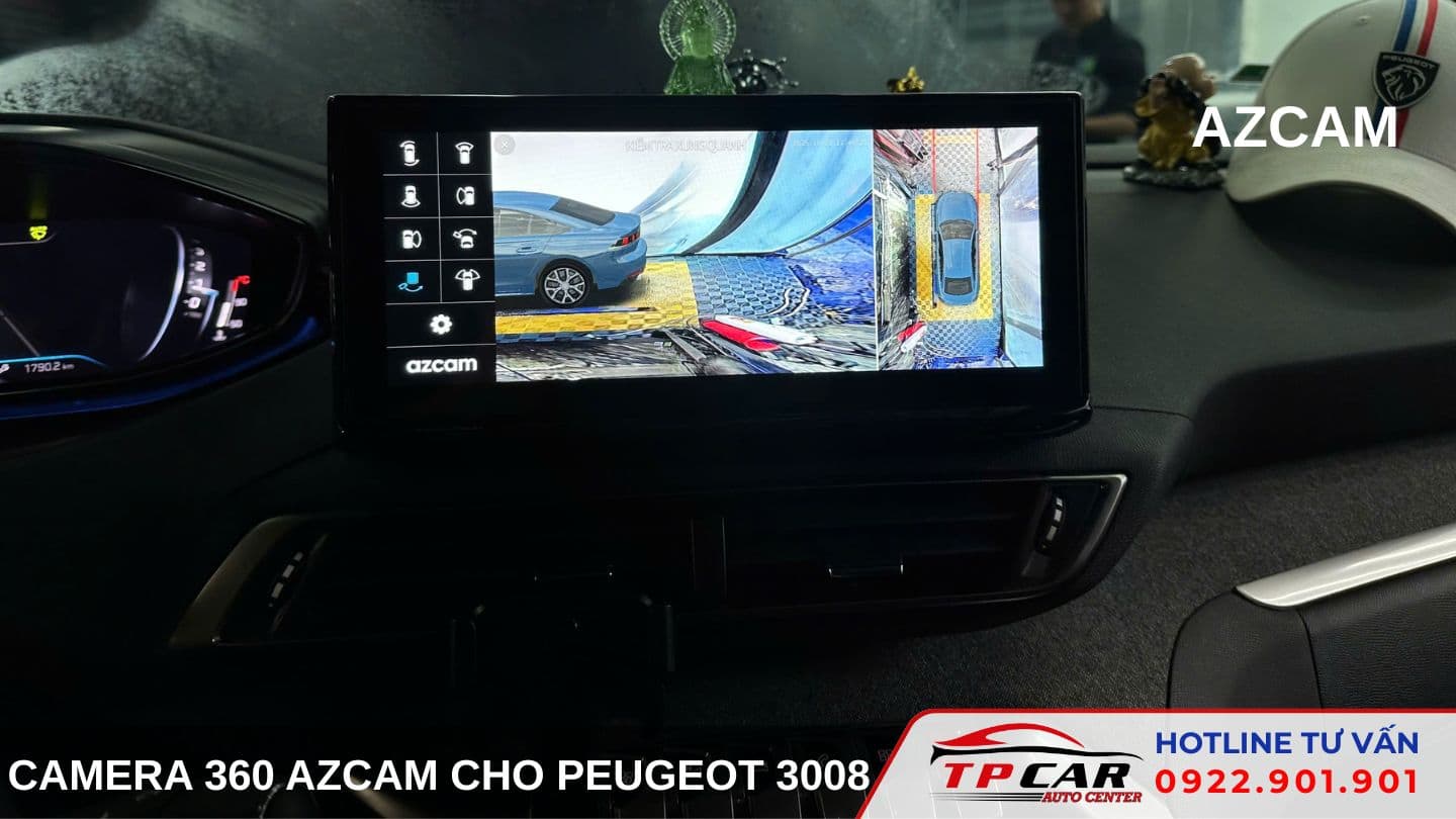 Camera 360 Azcam Peugeot 3008