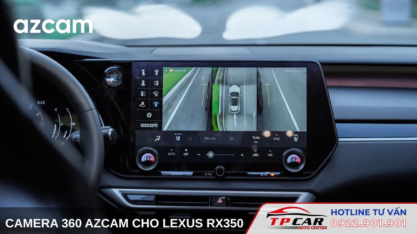 Camera 360 Azcam Lexus RX350