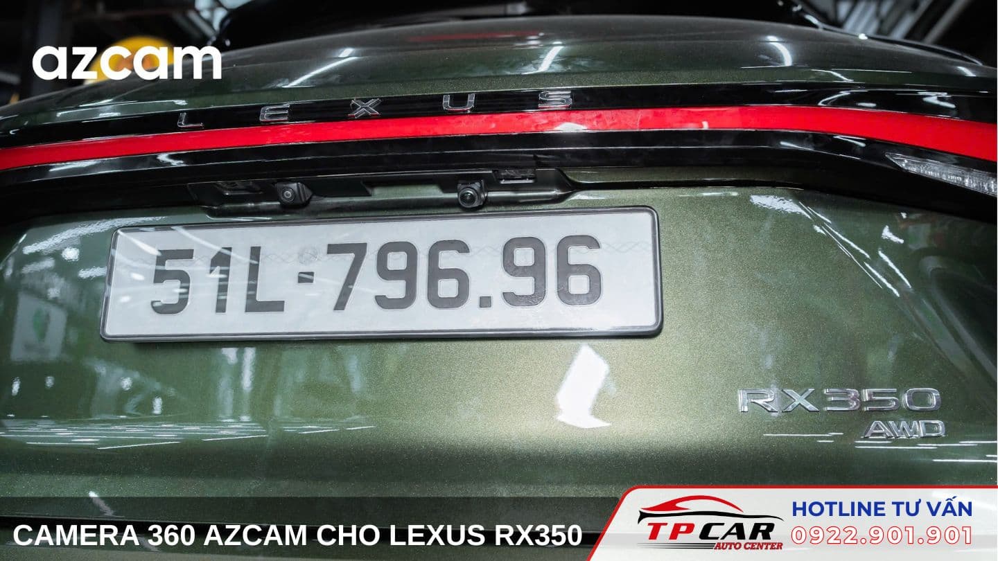 Camera 360 Azcam Lexus RX350