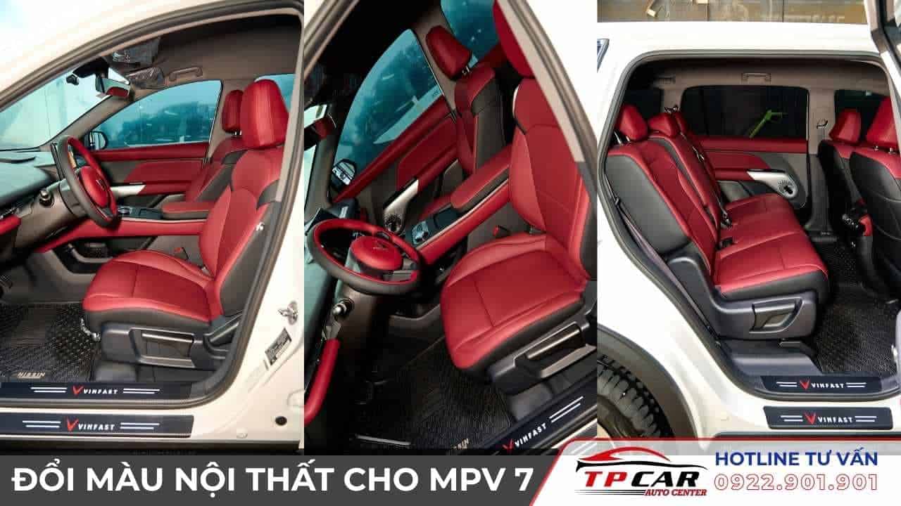 Đổi Màu Nội Thất Cho MPV 7