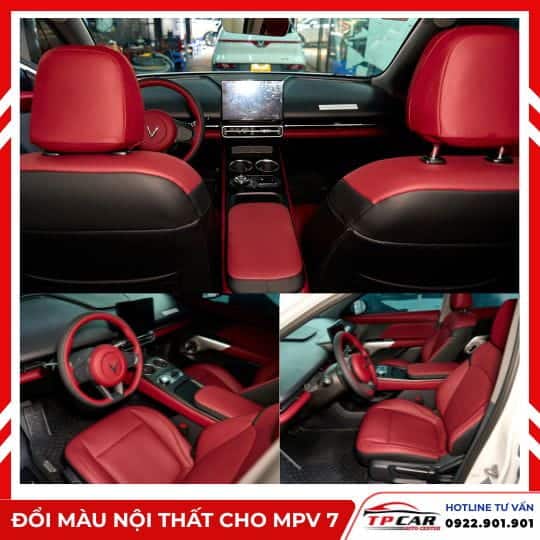 Đổi Màu Nội Thất Cho MPV 7