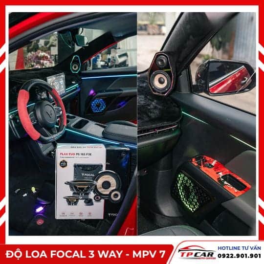 Độ Loa Focal 3 Way Cho MPV 7