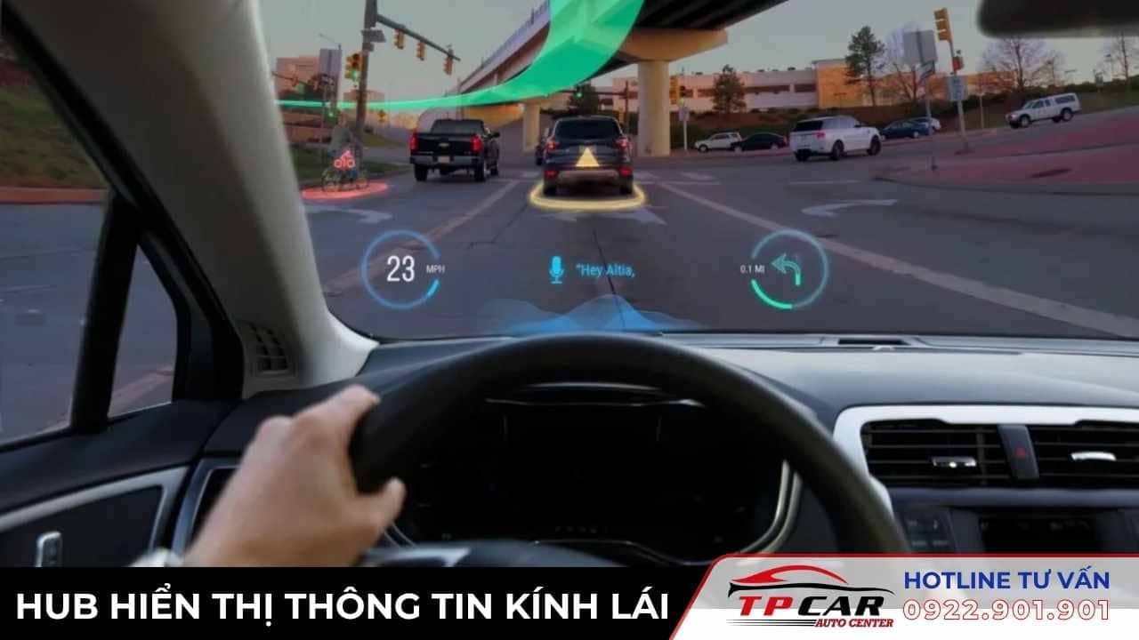 Lắp HUD Hiển Thị Thông Tin Trên Kính Lái